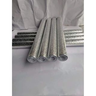 Giấy dán bếp tráng nhôm chống thấm, giấy bạc dán bếp cách nhiệt, miếng decal dán tường nhà bếp chống thấm bền đẹp - HL027