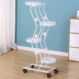 Giá đỡ chậu hoa di động có bánh xe