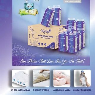 Giấy Rút Khô Mỹ Lan 4 lớp 1000 tờ (Thùng 10 Gói)