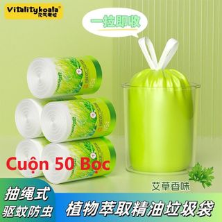Cuộn 50 Túi đựng rác đuổi muỗi ngải cứu vitalitykoala