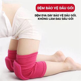 Băng gối bảo vệ lót bọt biển Aolikes chính hãng, Đai cuốn bảo vệ đầu gối tập yoga, gym - SP071