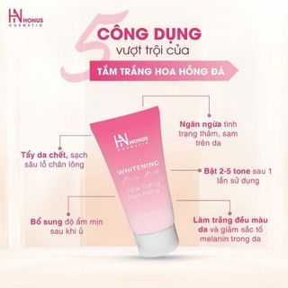Ủ trắng da body tinh chất hoa hồng đá Honus