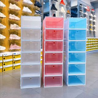 Hộp đựng giày nắp nhựa size Nam To