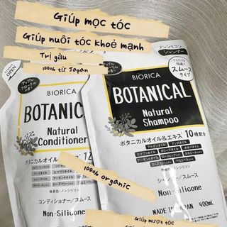 Dầu gội, dầu xả Biorica Botanical NB 400ml