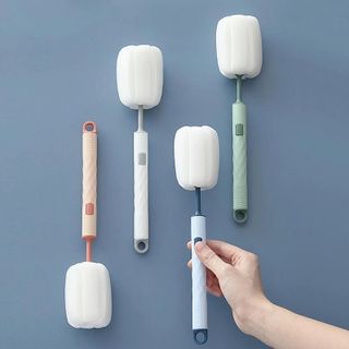 Cọ Rửa Bình Sữa, Ly, Cốc Bằng Mút Xốp Hình Kẹo Bông - Dụng Cụ Chà Rửa, Vệ Sinh Chai Lọ Siêu Sạch - Cọ vệ sinh bình chai giá sỉ