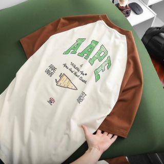 Áo thun nam cotton ngắn tay AAPE