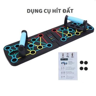 Bảng chống đẩy, Dụng cụ hít đất đa năng 12 trong 1, tập ngực, vai tại nhà - SP010