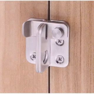 Chốt Khóa Cửa Tủ Inox 304 Chống Trộm - Khóa Cài Cửa Loại Lớn, Bền Chắc, Dễ Lắp Đặt Tại Nhà