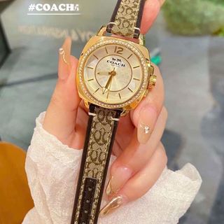 SALE BỎ MẪU ĐỒNG HỒ NỮ TRUNG CẤP COATH DÂY DA VIỀN ĐÁ