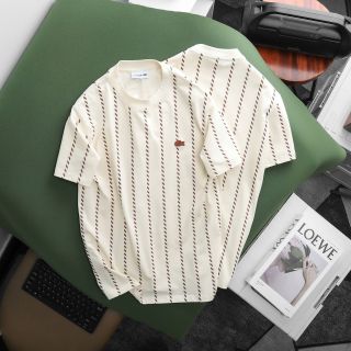 Áo thun sọc cổ tròn nam