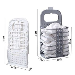 Giỏ đựng quần áo dán tường gấp gọn