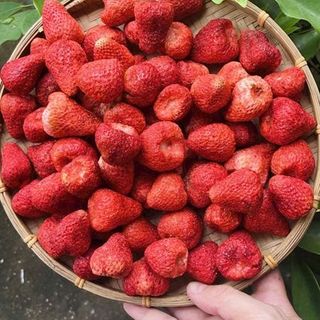 Dâu Tây Sấy Giòn Trái To (Thùng 10kg)