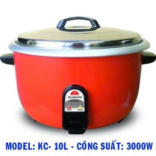 NỒI CƠM ĐIỆN 10L KIM CƯƠNG NẮP RỜI
