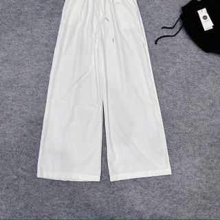 Quần Ống Suông Rộng Dây Rút Linen Cotton Form Đẹp – Vải Mềm Mát Sang Chảnh