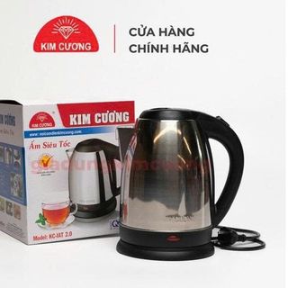 ẤM SIÊU TỐC INOX 2L KIM CƯƠNG CHÍNH HÃNG