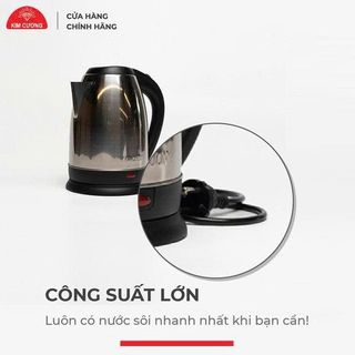 ẤM SIÊU TỐC INOX 2L KIM CƯƠNG CHÍNH HÃNG