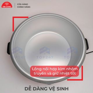 NỒI CƠM ĐIỆN 5,6L KIM CƯƠNG NẮP RỜI