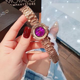 SALE BỎ MẪU ĐỒNG HỒ NỮ THỜI TRANG GUO XI VIỀN ĐÁ RƠI