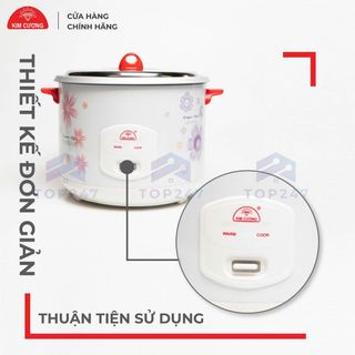 NỒI CƠM ĐIỆN 2,8L KIM CƯƠNG NẮP RỜI