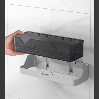 Kệ Treo Tường Mỹ Phẩm Nhà Tắm 2 Lớp