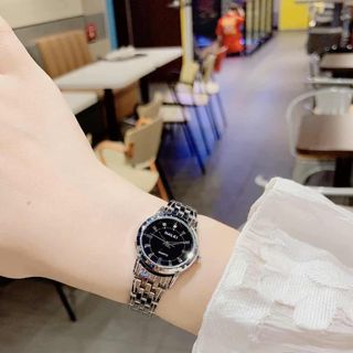 Đồng Hồ Halei Nữ Mặt đen quyến rũ