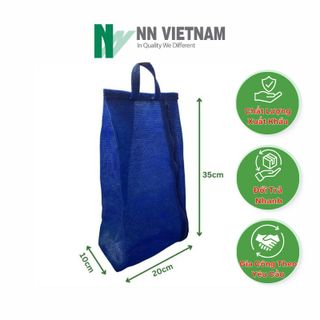 TÚI LƯỚI ĐỰNG GIÀY ĐA NĂNG THOÁNG KHÍ, TIỆN DỤNG IXUẤT KHẨUIGIA CÔNG THEO YÊU CẦU - 35cmx20cmx10cm,