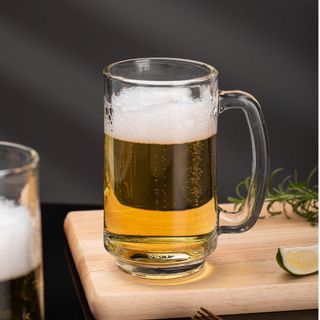 BỘ 6 LY THỦY TINH UỐNG BIA DELI CÓ QUAI ZB92