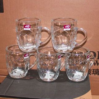 BỘ 6 LY THỦY TINH DELI 255ML CÓ QUAI ZB01