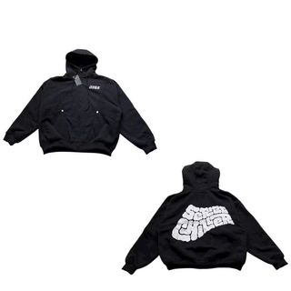 Áo Khoác Hoodie Zip In Nổi Chữ NEKK Cao Cấp Form Boxy Tay Phồng Chất Nỉ Bông Dày Dặn