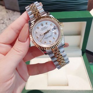 ĐỒNG HỒ NAM NỮ CAO CẤP RÔLET MẶT KÍNH SAPHIRE NIỀNG KHÍA