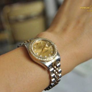 ĐỒNG HỒ NAM NỮ CAO CẤP RÔLET MẶT KÍNH SAPHIRE VIỀN HỘT