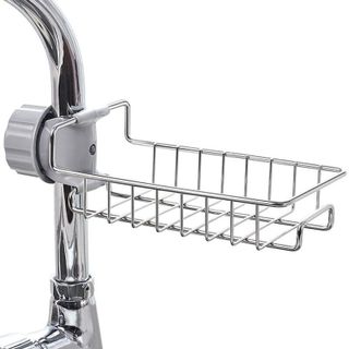 Kệ để đồ rửa chén cạnh vòi rửa