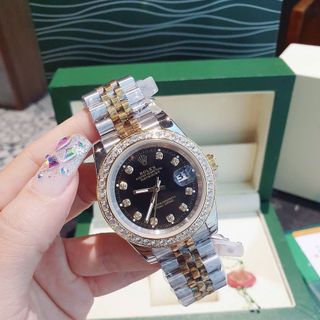 ĐỒNG HỒ NAM NỮ CAO CẤP RÔLET MẶT KÍNH SAPHIRE VIỀN HỘT