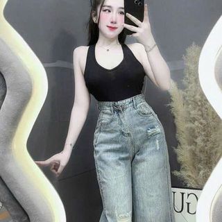 Jeans ống rộng