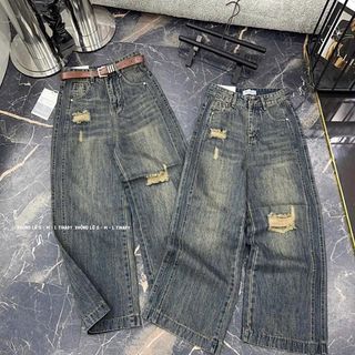Jeans ống rộng