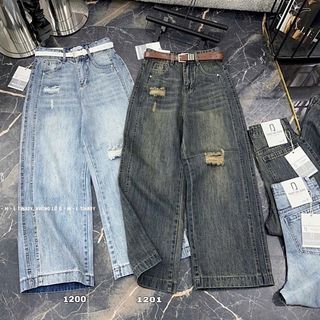Jeans ống rộng