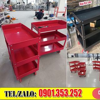 XE ĐẨY ĐỒ NGHỀ 3 NGĂN CÓ BẢNG TREO
