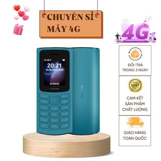 Điện Thoại Nokia 105 2021 4G ( 2 Sim ) New FullBox , Loa To Sóng Khỏe