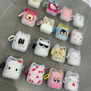 Vỏ bảo vệ tai nghe Airpods Tai Mèo 3D