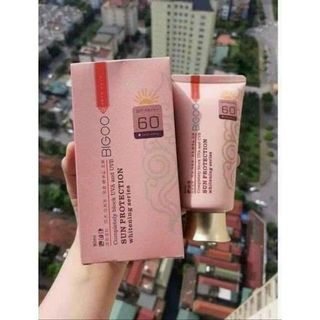 Kem chống nắng BIGOO dạng kem nền Sun Protection SPF60 80ml