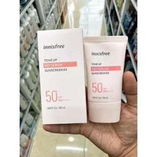 Kem Chống Nắng Nâng Tone Da Innisfree Tone Up No Sebum Sunscreen EX SPF50+ PA++++