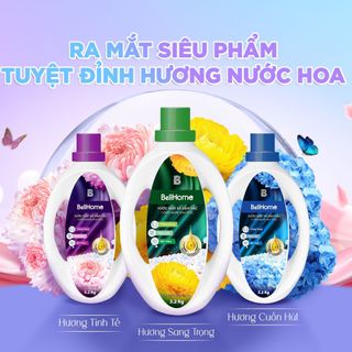 - Nước Giặt Xả Công Nghệ Sinh Học Bell Home Hương Sang Trọng 3,2kg