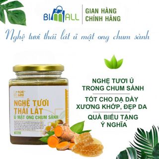 NGHỆ TƯƠI THÁI LÁT Ủ MẬT ONG CHUM SÀNH