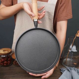 Chão Gang Chống Dính Cán Gỗ 20cm - clip