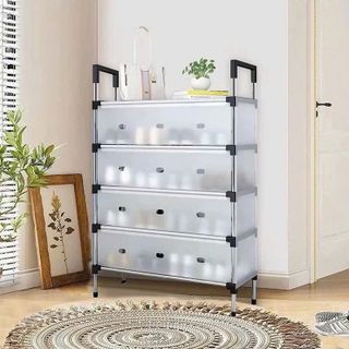 Kệ Giày 5 Tầng Có Nắp- clip