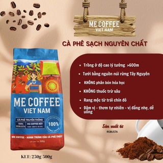 ME COFFEE TRUYỀN THỐNG, Rang mộc không tẩm – giữ trọn hương vị nguyên bản tự nhiên của cà phê thật