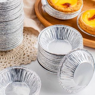 Set 250 Chén Nhôm Bạc - clip
