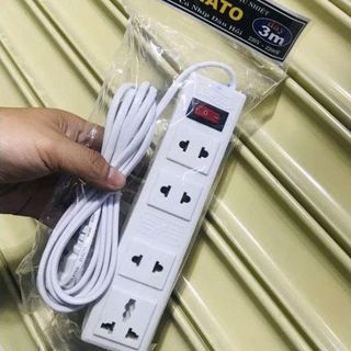 Ổ CẮM ĐIỆN 4 PHÍCH CÔNG TẮC DÂY DÀI 3M HATO