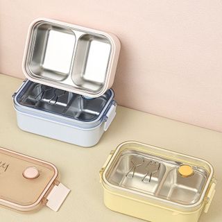 Hộp Cơm Inox 2 Ngăn Nổi