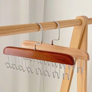 Móc Gỗ Treo 8 Móc - clip